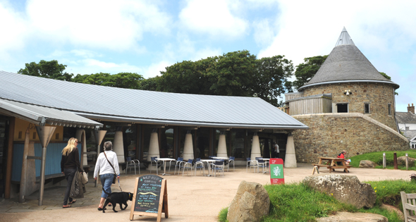 Exhibition in the gallery at Oriel y Parc Gallery and Visitor Centre in St Davids, Pembrokeshire
